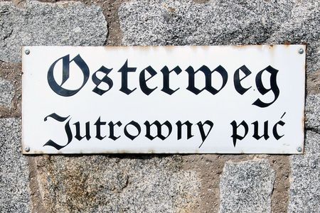 Schild Osterweg